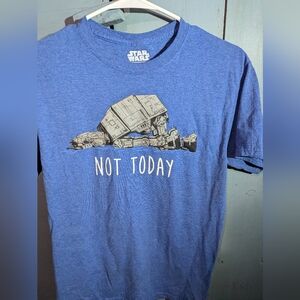 Star Wars Blue 'Not Today' Graphic Tee
